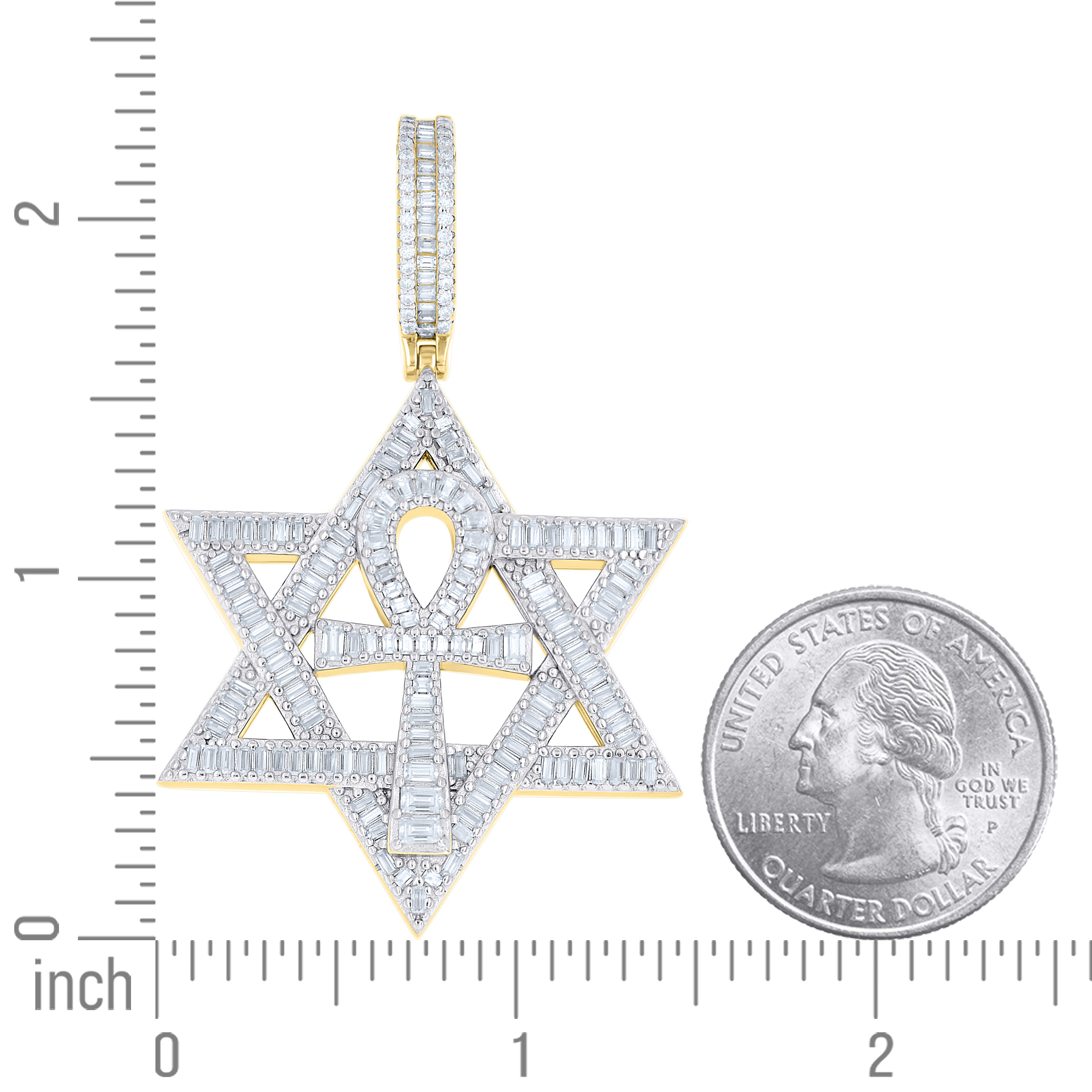 925 Sterling Silver Moissanite Pendant