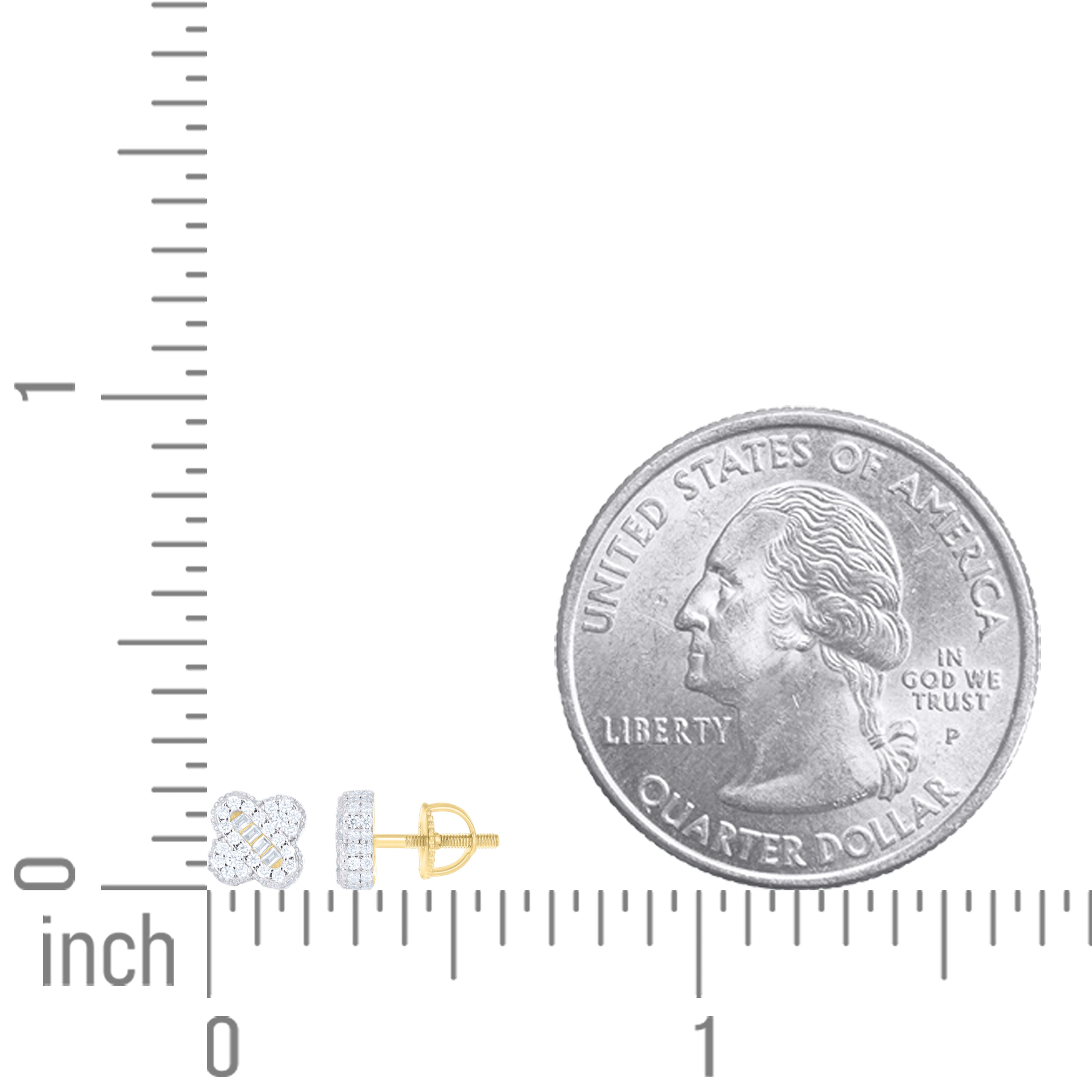 925 Sterling Silver Moissanite Pendant Earring