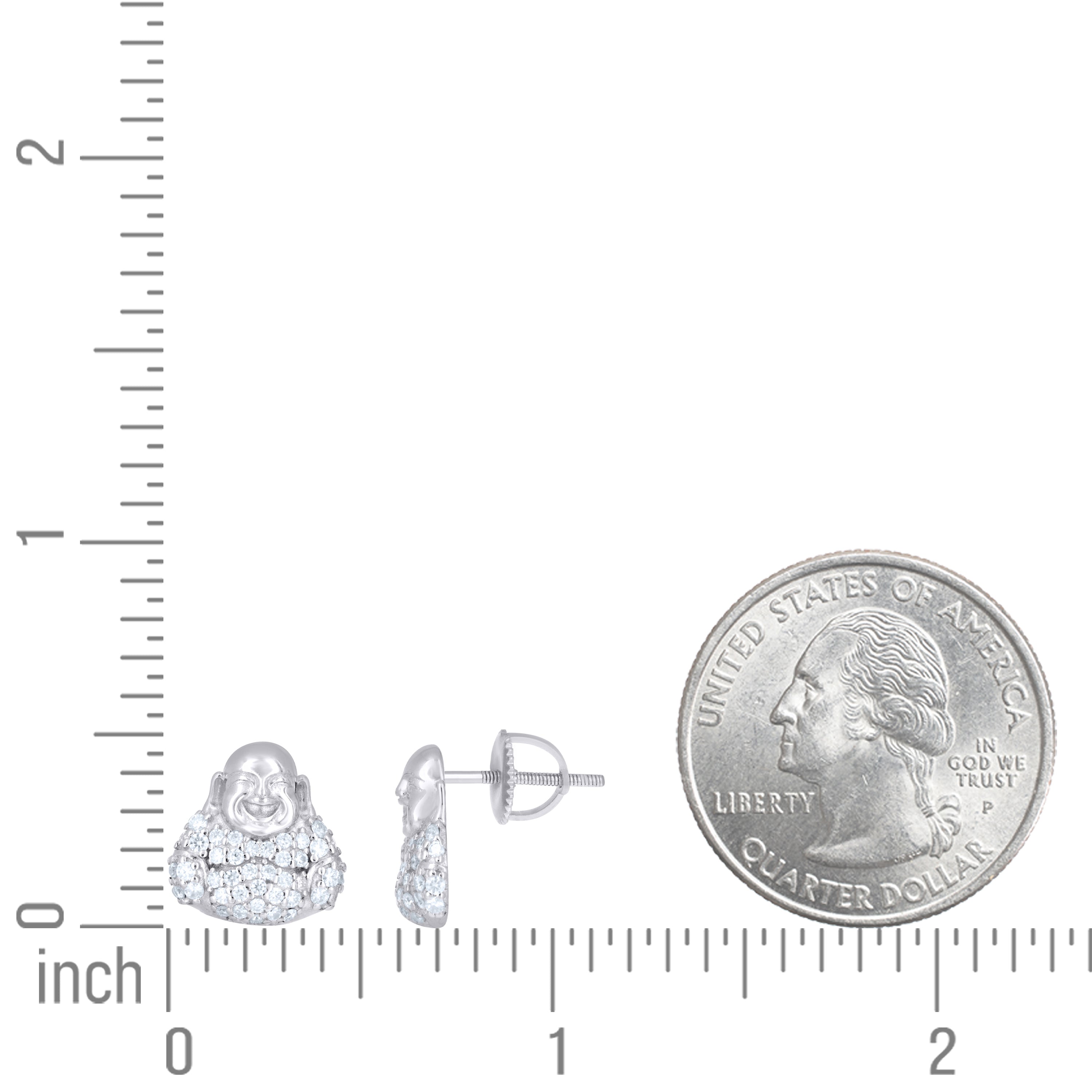 925 Sterling Silver Moissanite Earring