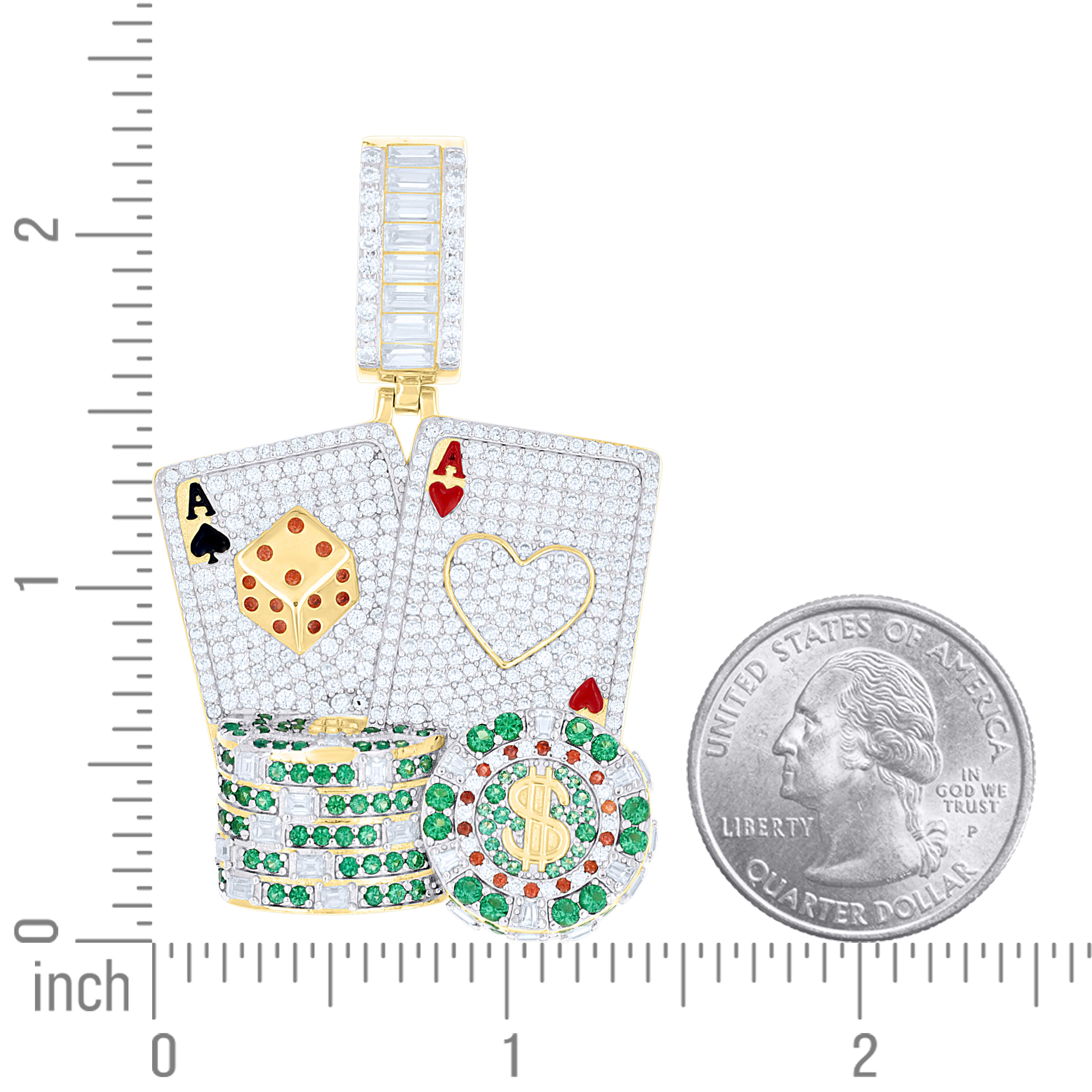 925 Sterling Silver Moissanite Pendant