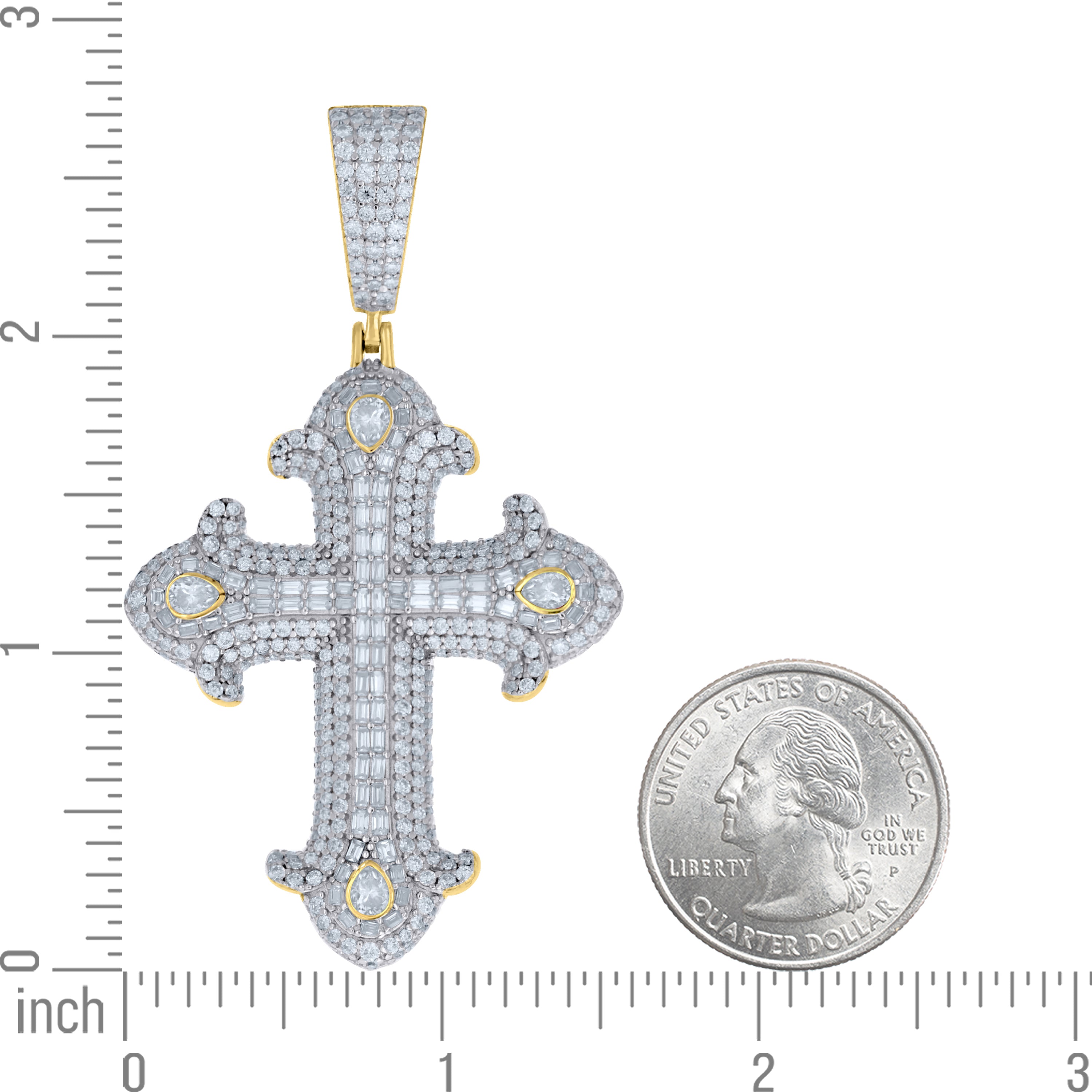 925 Sterling Silver Moissanite Pendant