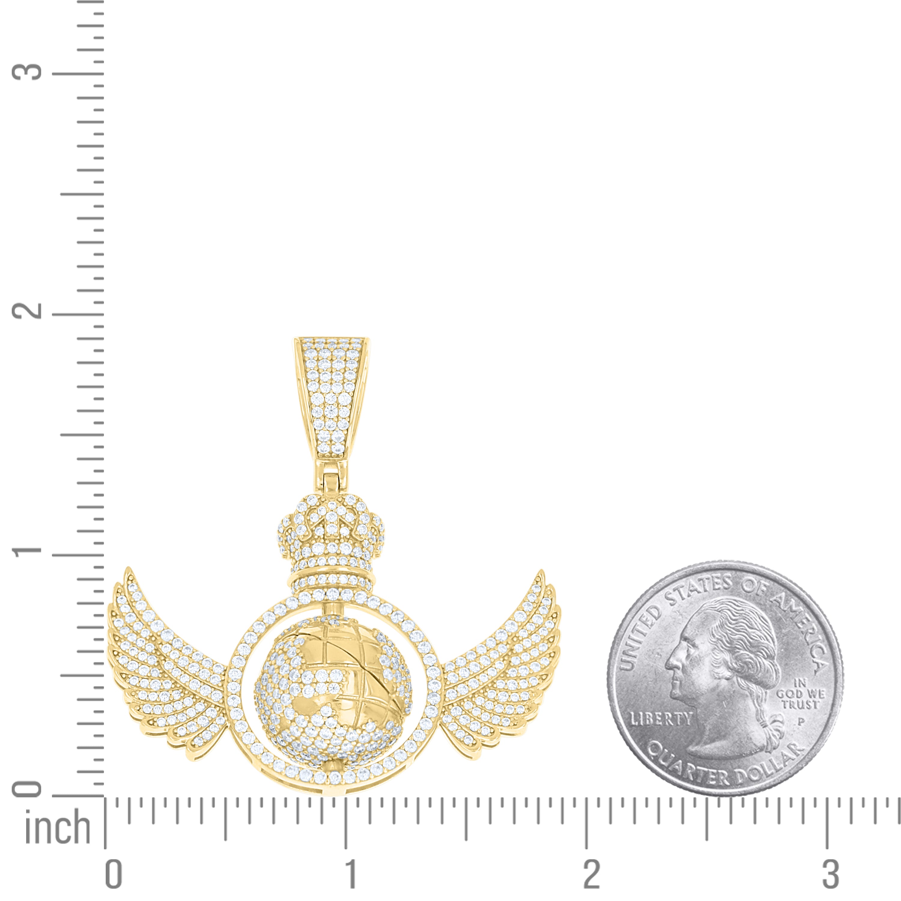 925 Sterling Silver Moissanite Pendant