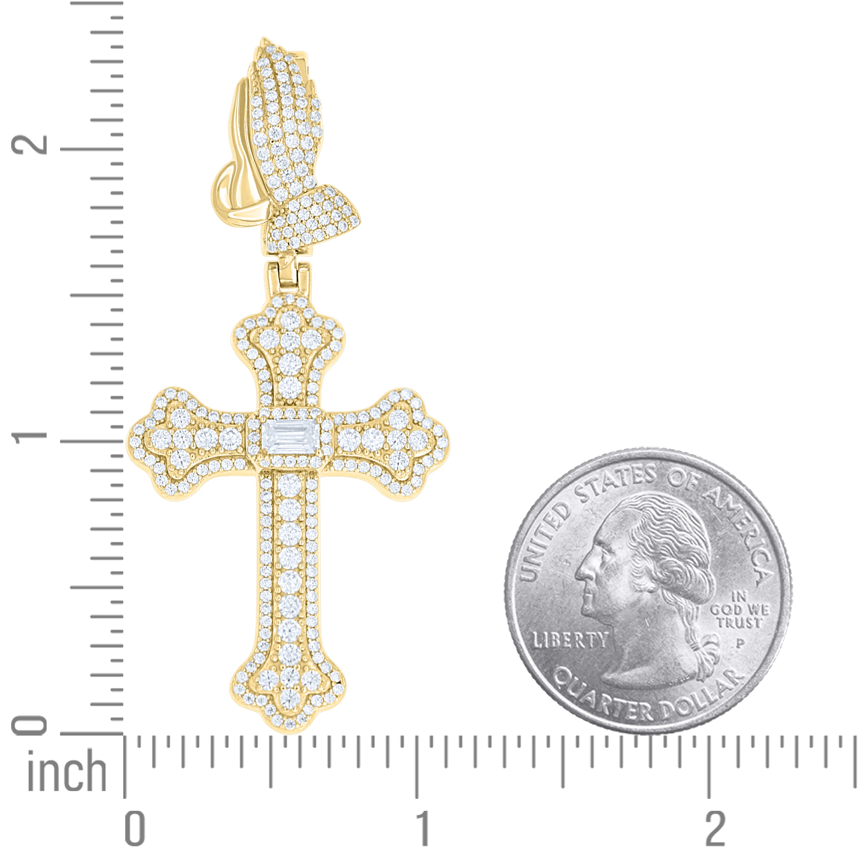 925 Sterling Silver Moissanite Pendant