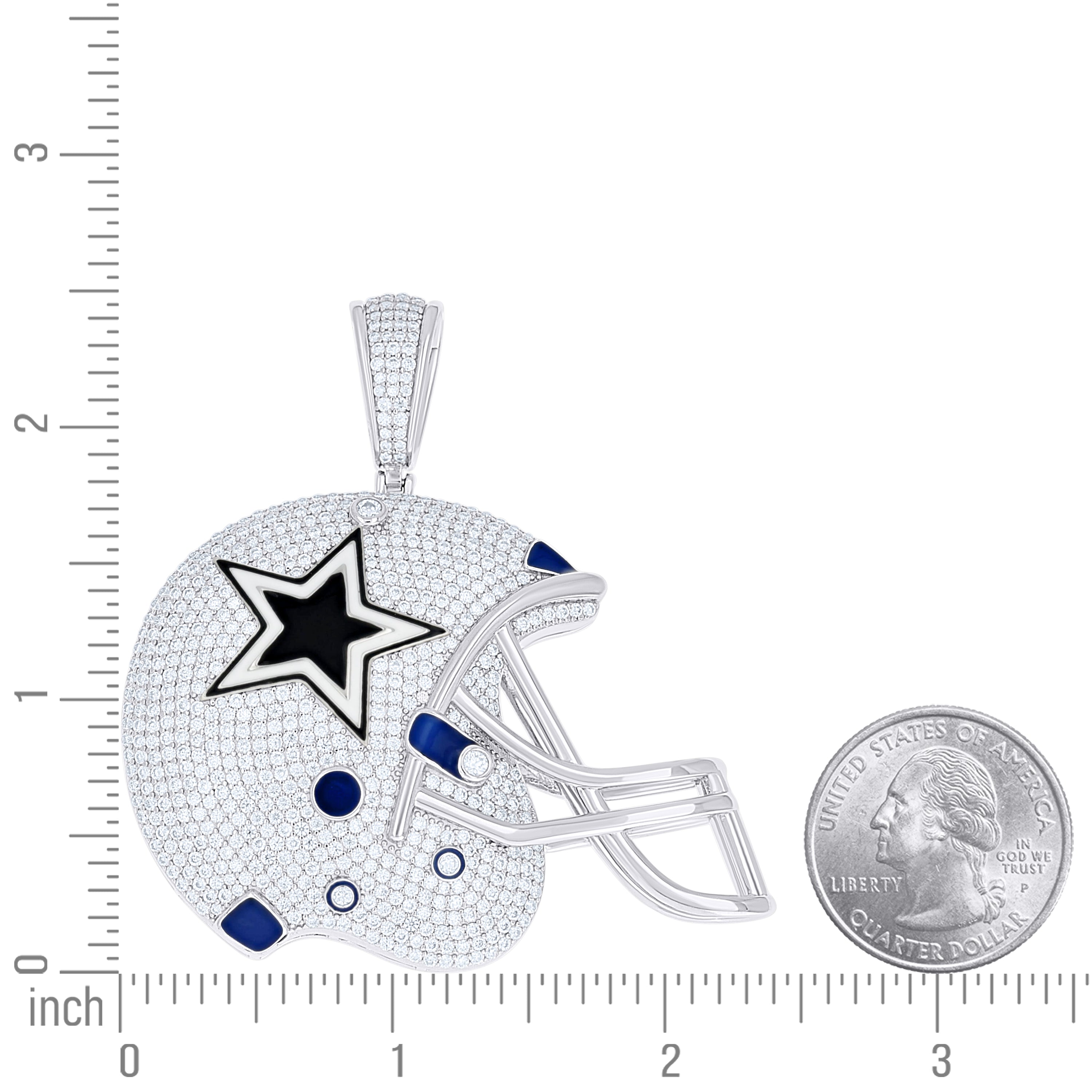 925 Sterling Silver Moissanite Pendant