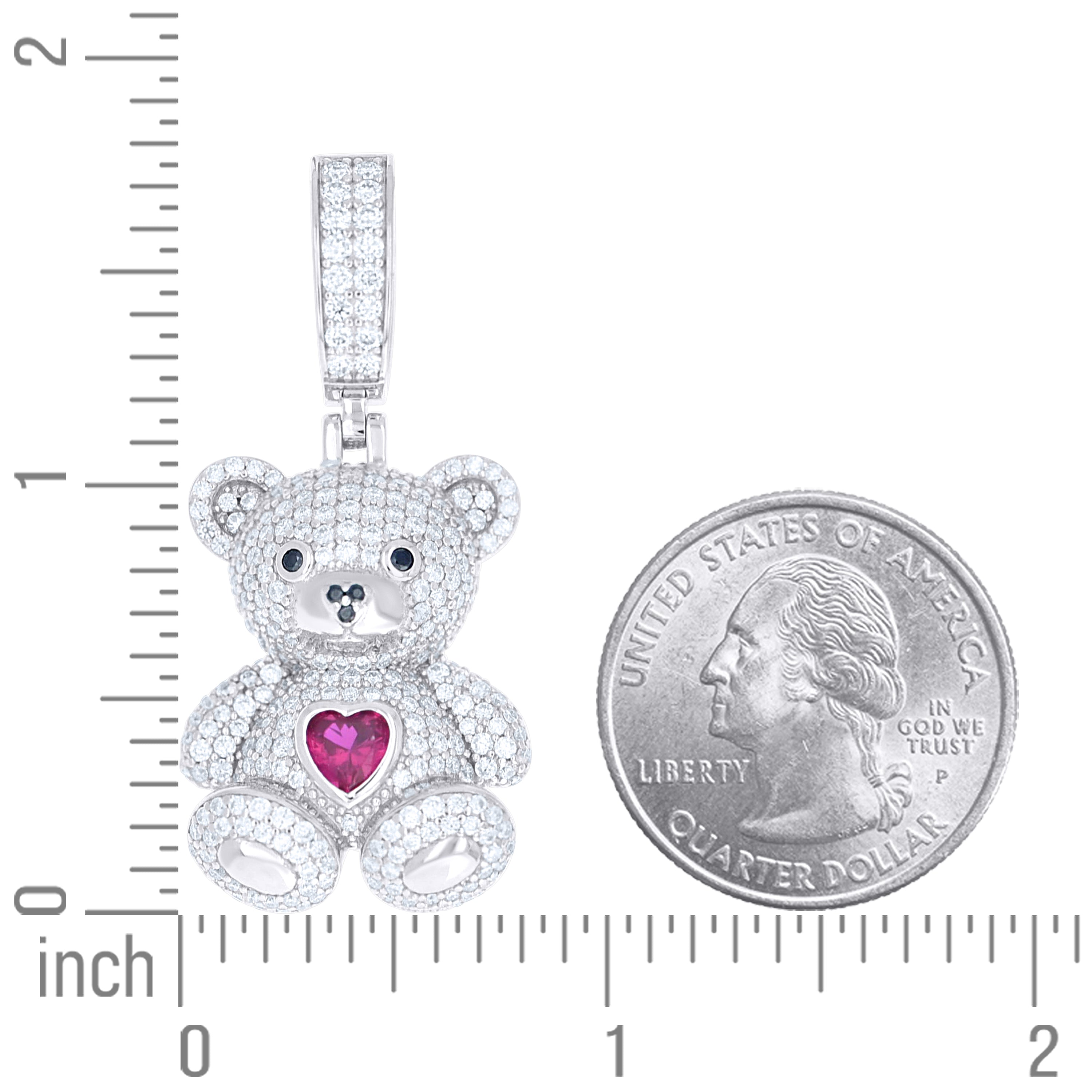 925 Sterling Silver Moissanite Pendant