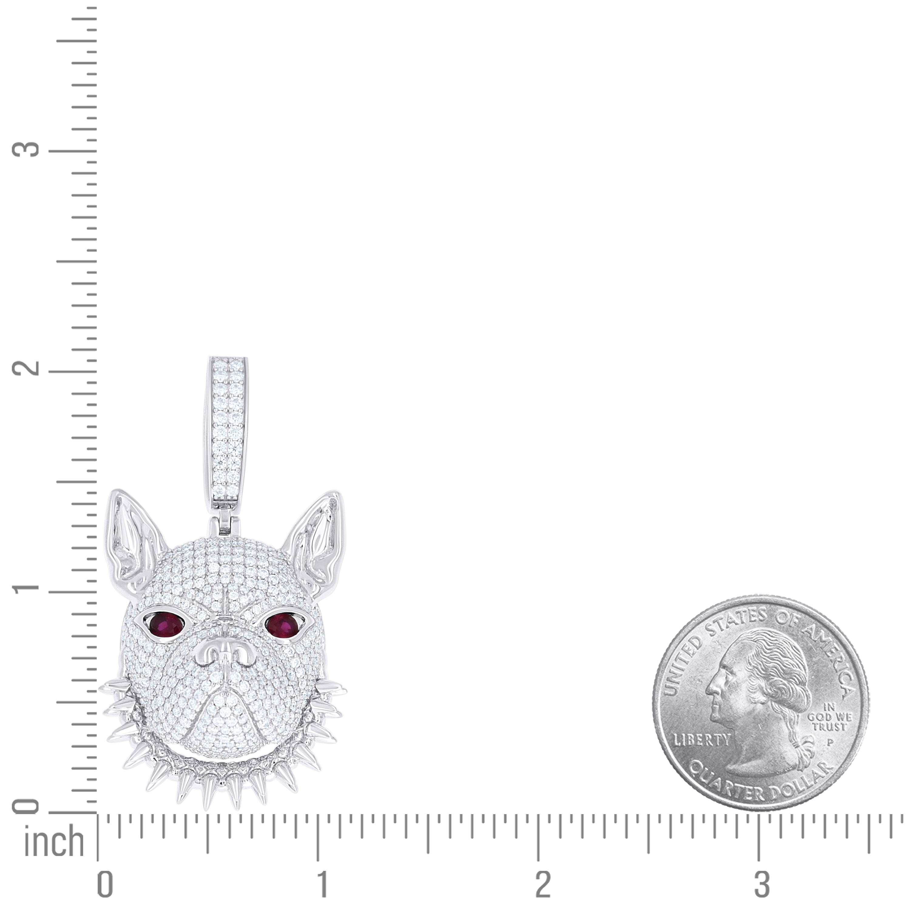 925 Sterling Silver Moissanite Pendant
