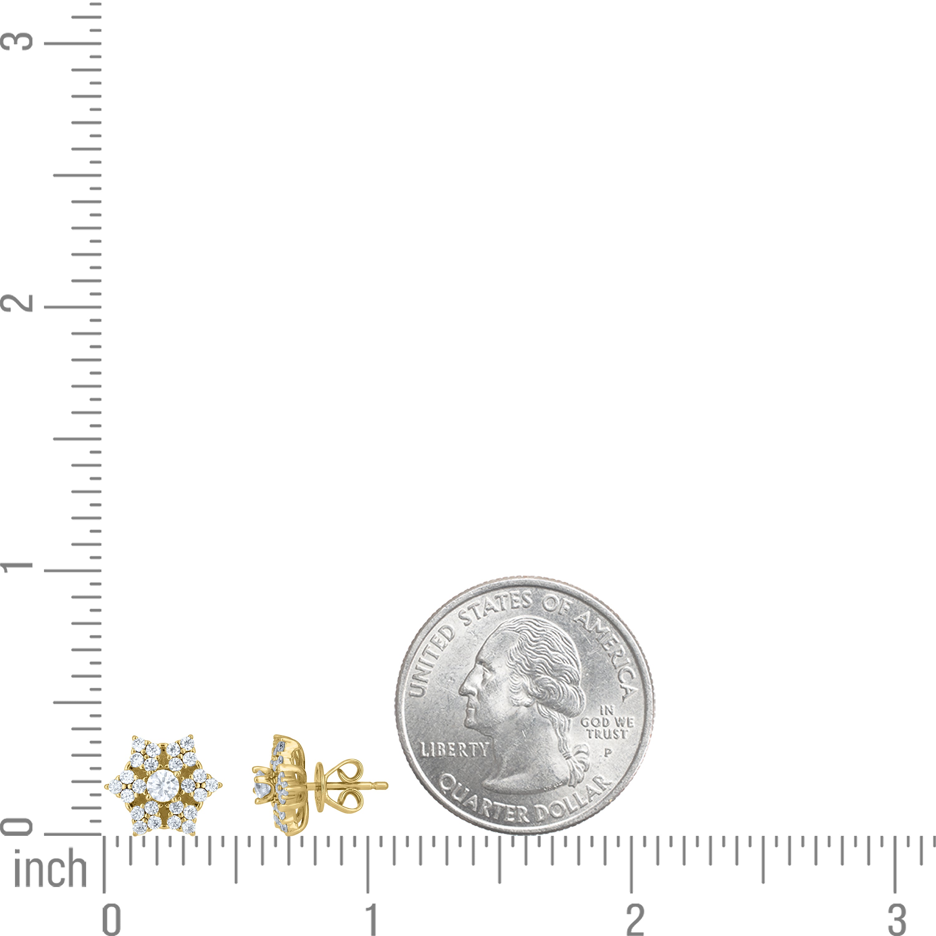 925 Sterling Silver Moissanite Earrings