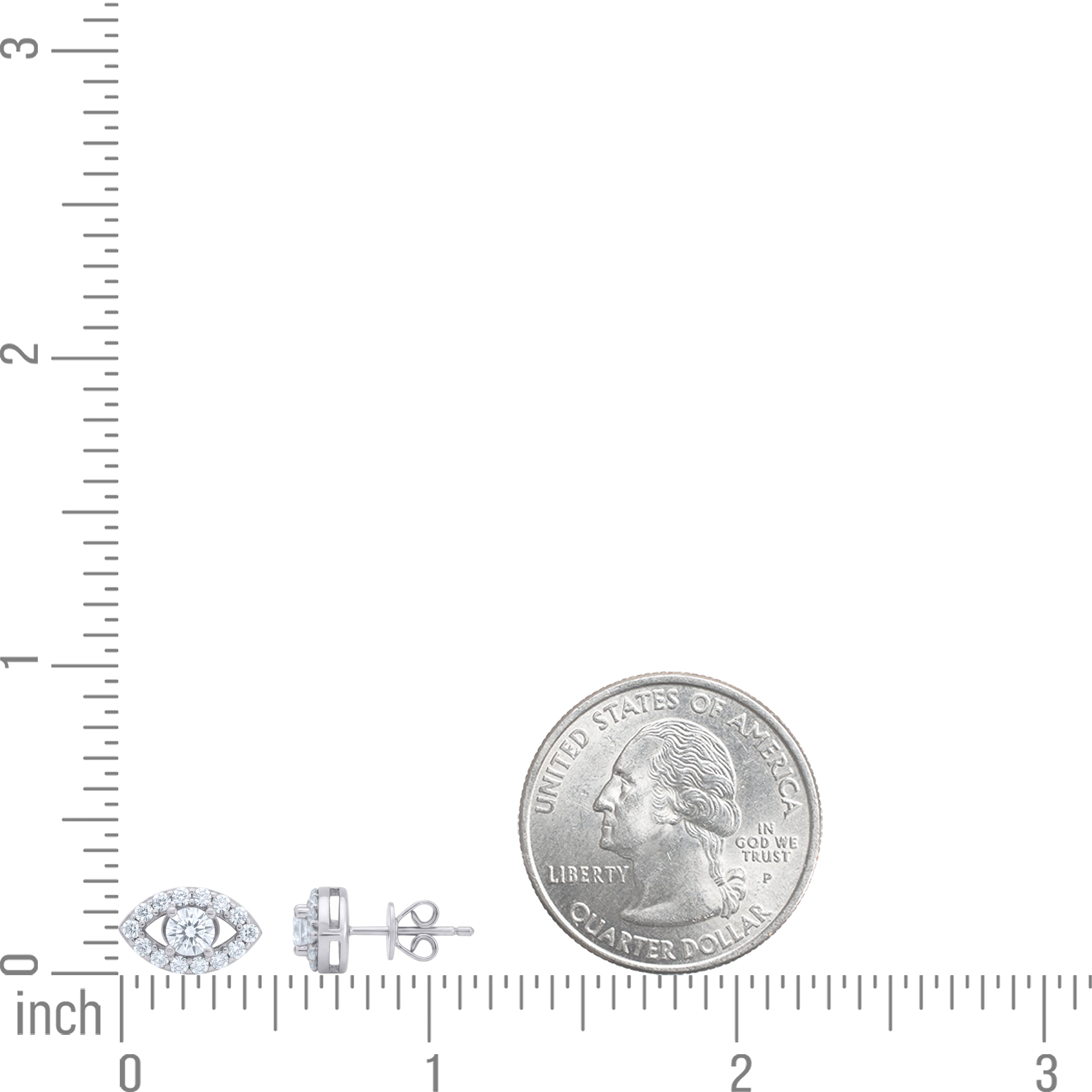 925 Sterling Silver Moissanite Earrings