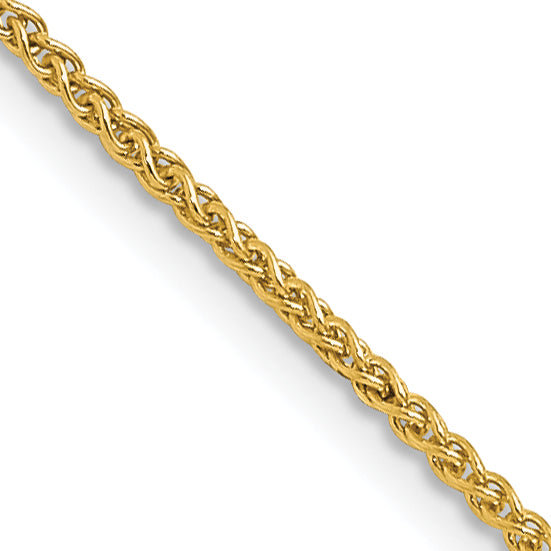 14K 1.0mm Spiga Chain
