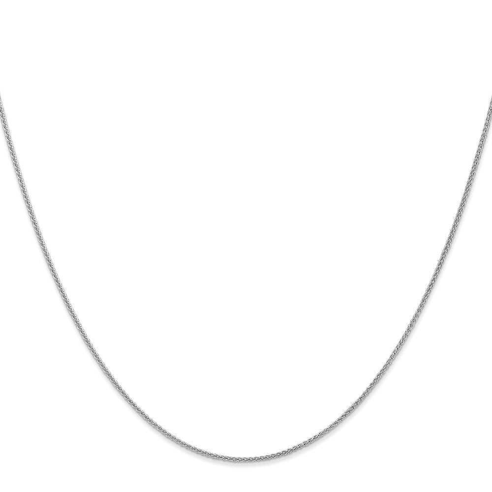 14K White Gold 1.0mm Spiga Chain