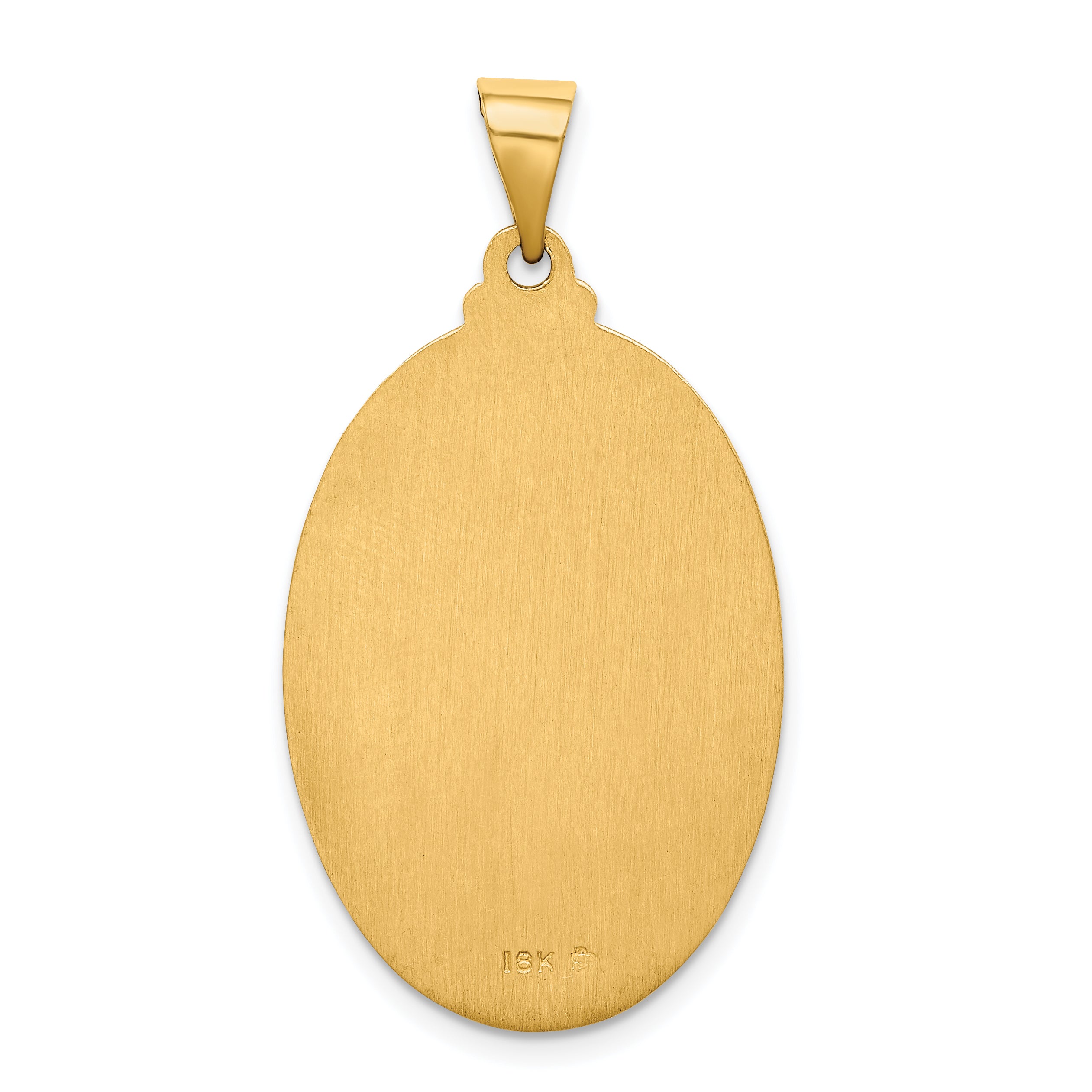 18k Saint Christopher Medal Pendant