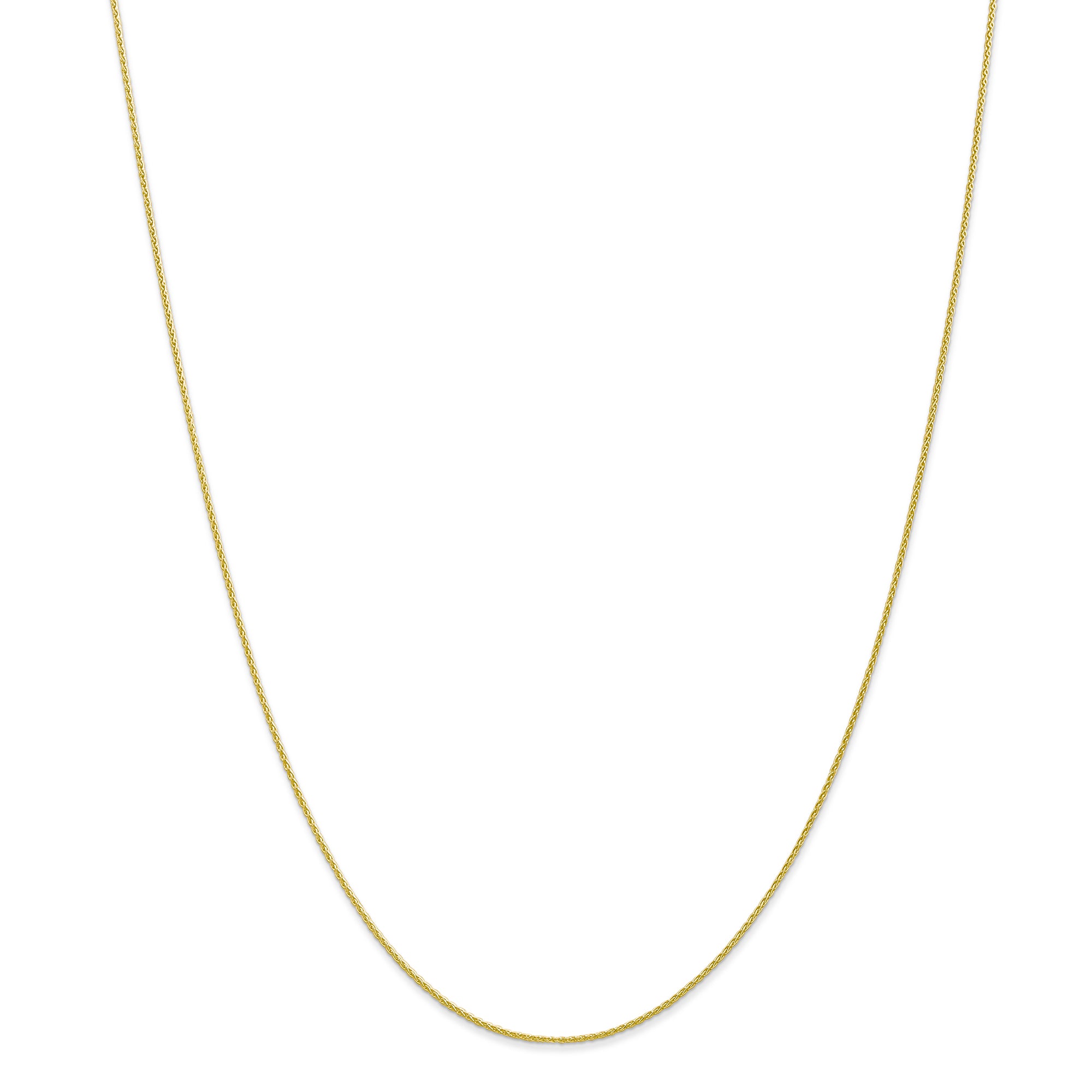 10K 1Mm Parisian Wheat Chain Anklet