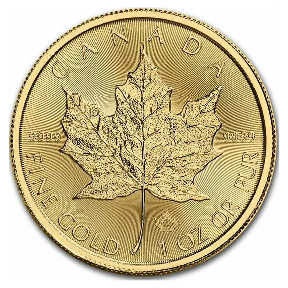 Canada (Random Year) 1 oz Gold Maple Leaf Coin – BU (Brilliant Uncirculated)