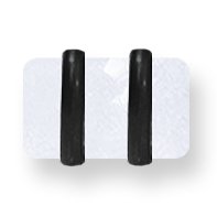 Acrylic Uv Sensitive Glow In The Dark Plug W 2 Rubber O-Rings 0G (8.2Mm)