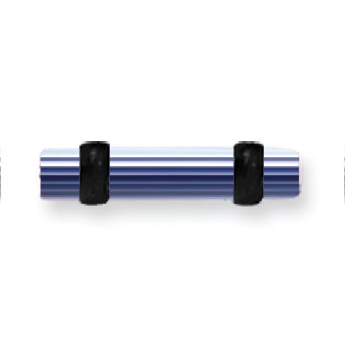 Acrylic Uv Sensitive Layered Plug W 2 Black O-Rings 10G (2.6Mm) 1/2 (13
