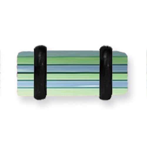 Acrylic Uv Sensitive Layered Plug W 2 Black O-Rings 4G (5.2Mm) 1/2 (13M