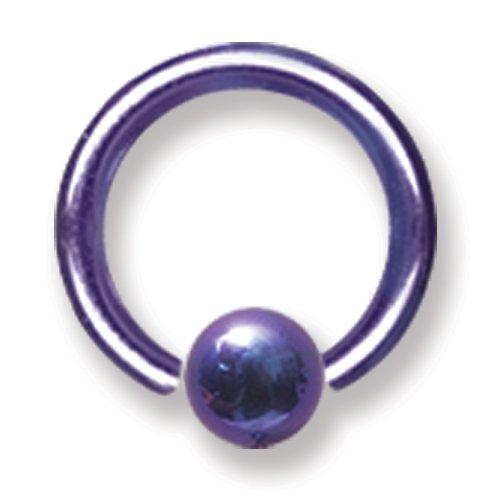 14G (1.6Mm) 5/16 (8Mm) Long W/ 4Mm Ball Dream Blue / 2 Tone Purple (Zr-