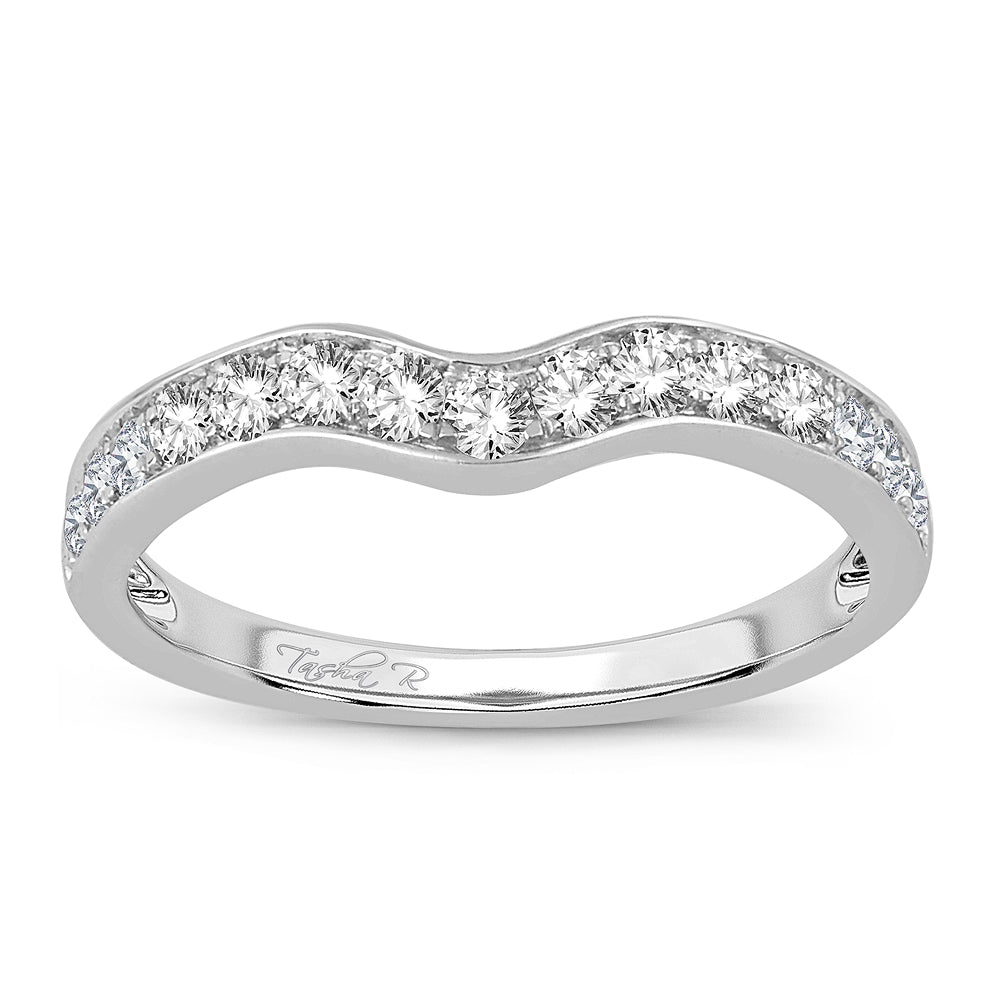 14K White Gold 0.50Ct Diamond Enhancer Band
