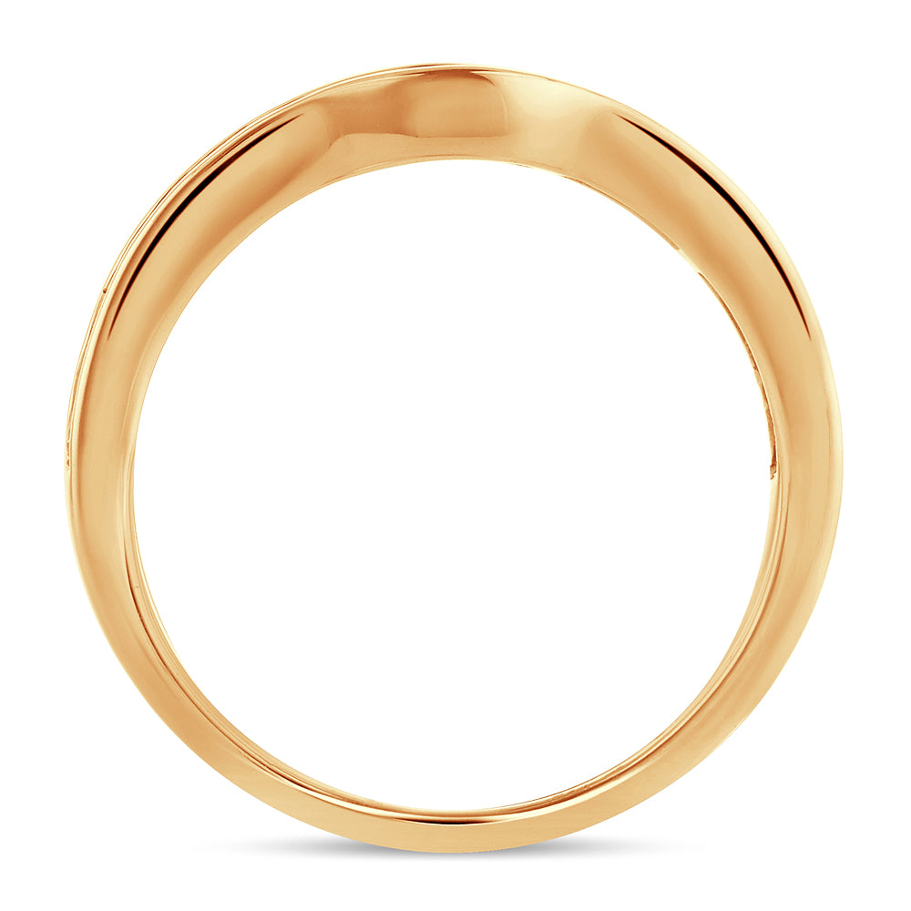 14K Yellow Gold 0.34Ct Diamond Enhancer Band