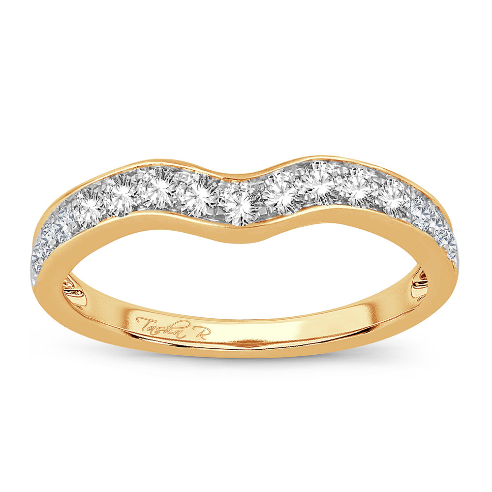 14K Yellow Gold 0.50Ct Diamond Enhancer Band