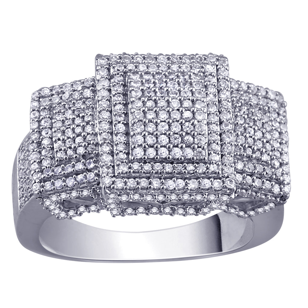 10K White 1.22Ct D-Ladies Rings