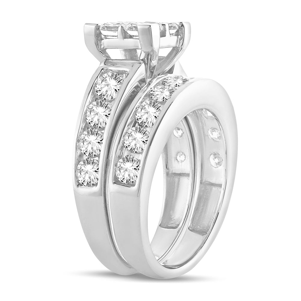 14K White Gold Exquisite 1.00Ct Diamond Ring