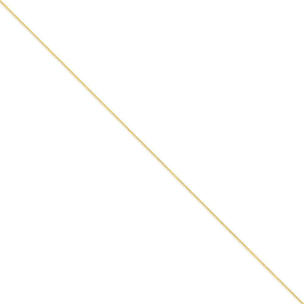 14K 24 Inch 1.2Mm Cable With Lobster Clasp Chain