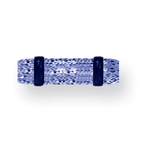 Acrylic Uv Sensitive Heavy Glitter Plug W 2 Rubber O-Rings 8G (3.2Mm) 1/2