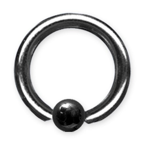 8G (3.2Mm) 1/2 (13Mm) Dia W 5Mm Ball Black (Zr-Ds11) 8G (3.2Mm) 1/2 (
