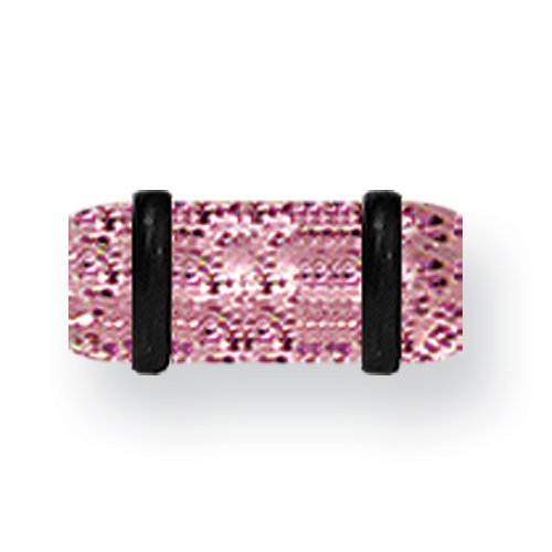 Acrylic Uv Sensitive Heavy Glitter Plug W 2 Rubber O-Rings 4G (5.2Mm) 1/2