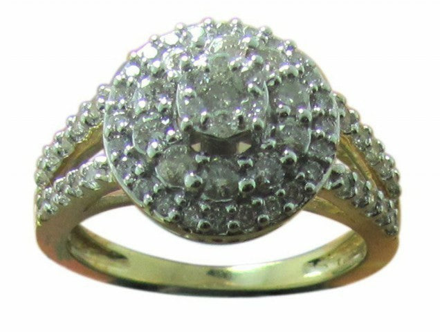 14K White 1.04Ct D-Ladies Rings