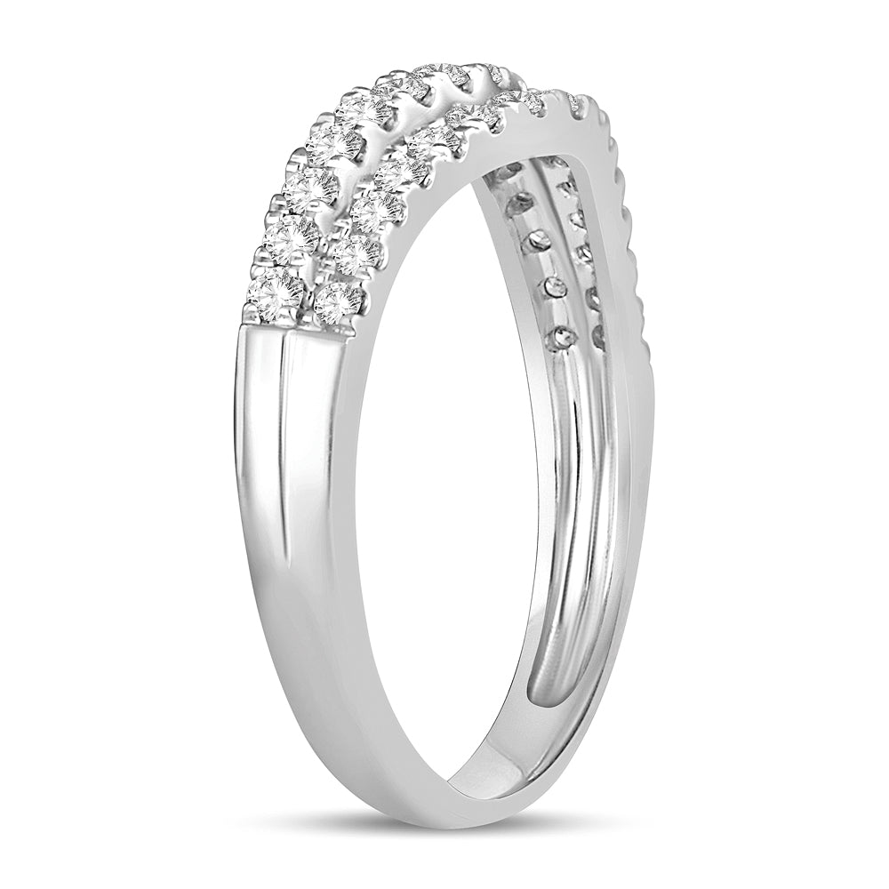 14K White Gold 0.50Ct Diamond Enhancer Band