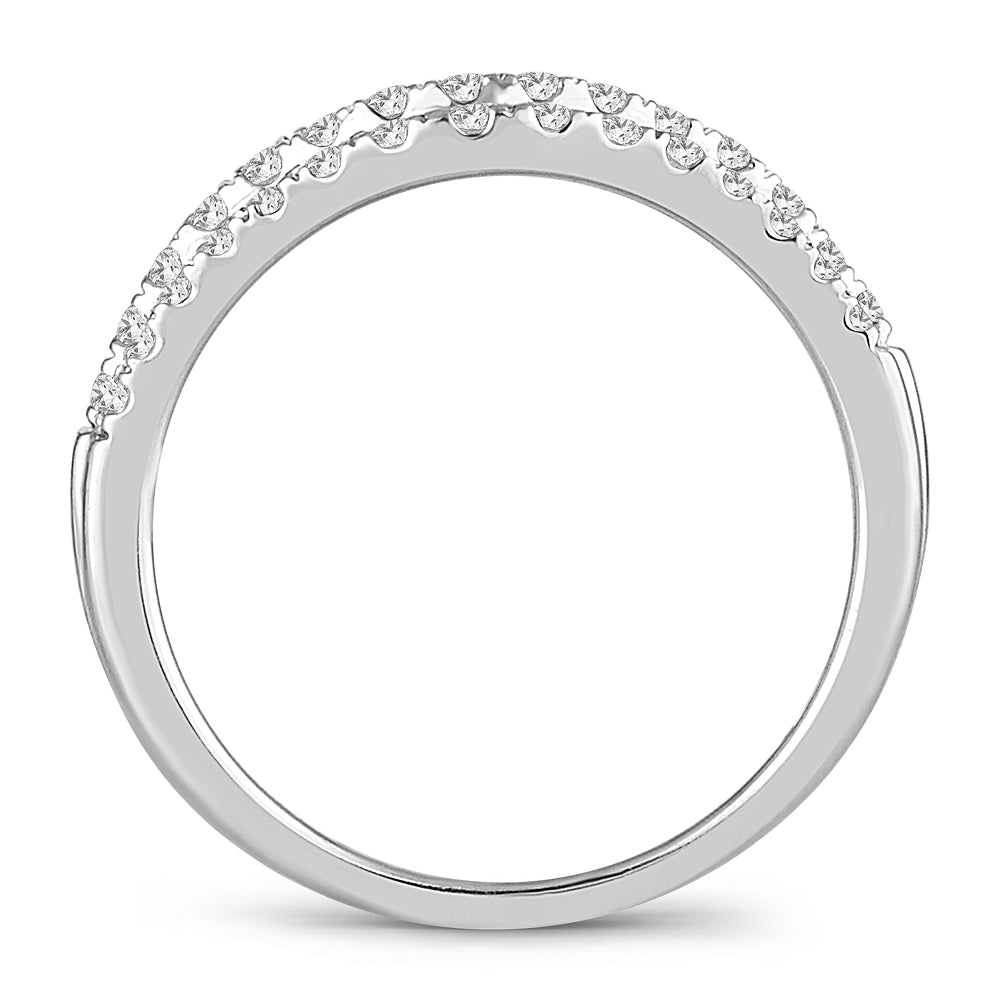 14K White Gold 0.50Ct Diamond Enhancer Band