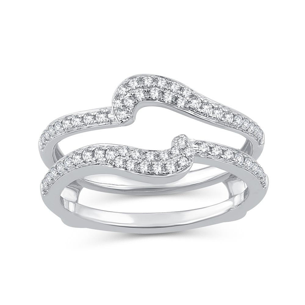 14K White Gold Gorgeous 0.33Ct Diamond Ring