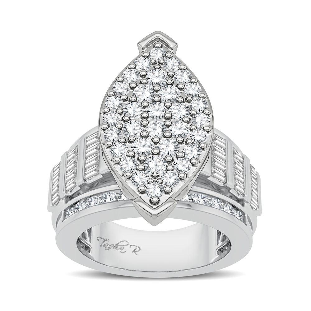 10K White Gold Gorgeous 2.00Ct Diamond Ring