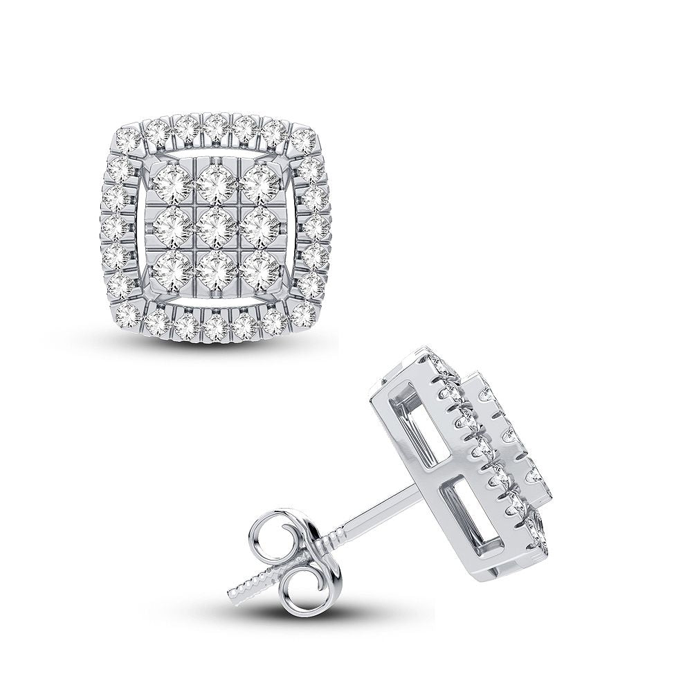 14K White Gold Magnifcnet 0.50Ct Diamond Earring