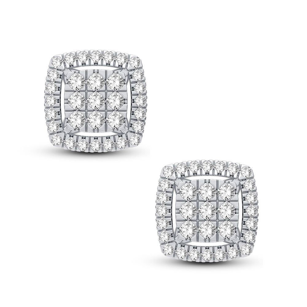 14K White Gold Magnifcnet 0.50Ct Diamond Earring