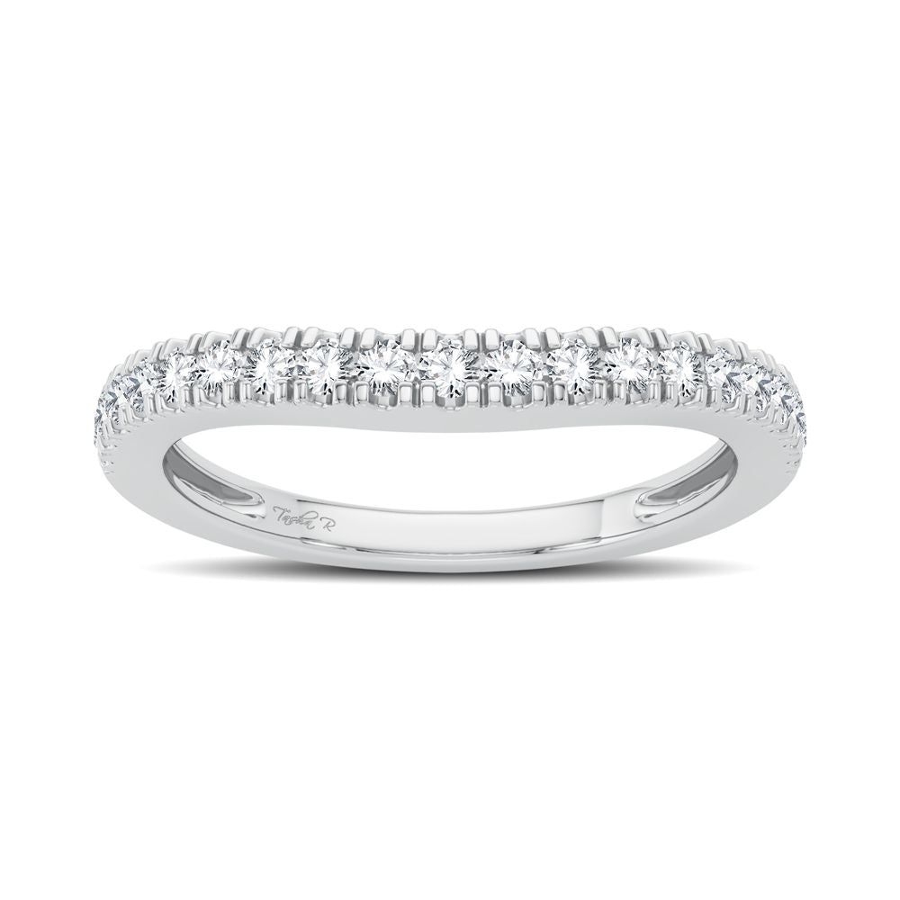 14K White Gold 0.30Ct Diamond Enhancer Band