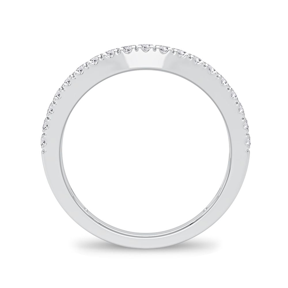 14K White Gold 0.30Ct Diamond Enhancer Band