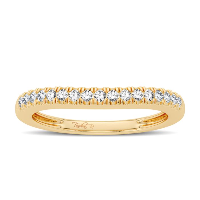 14K Yellow Gold 0.17Ct Diamond Enhancer Band