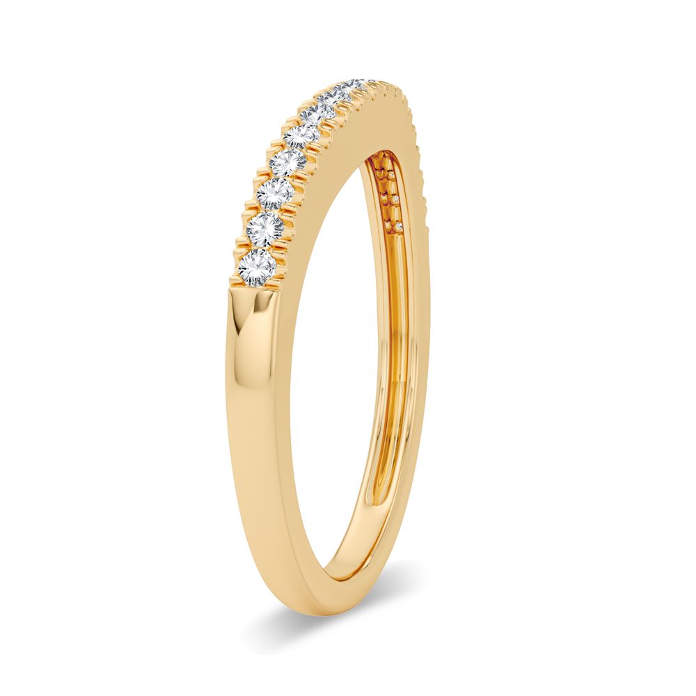 14K Yellow Gold 0.17Ct Diamond Enhancer Band
