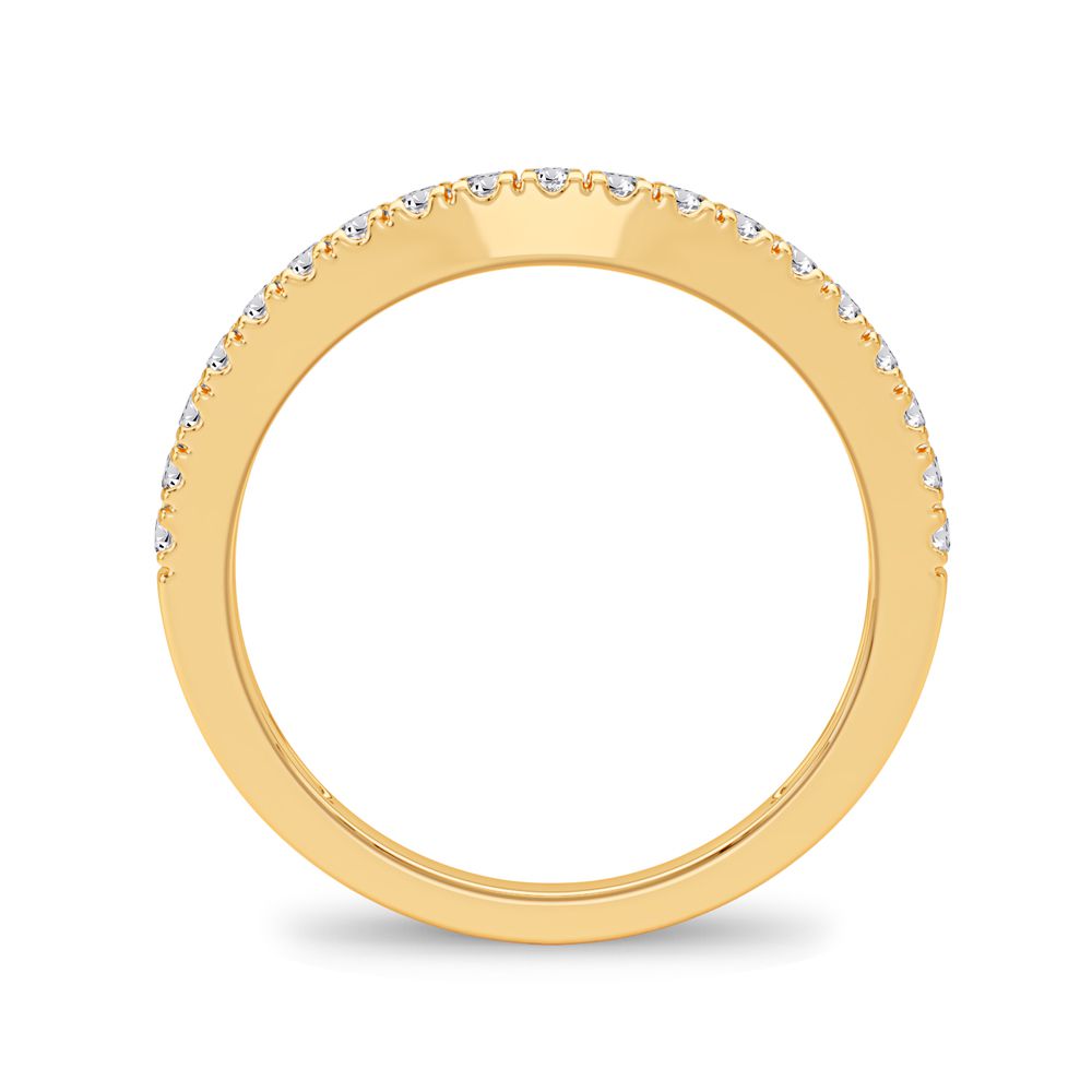 14K Yellow Gold 0.30Ct Diamond Enhancer Band