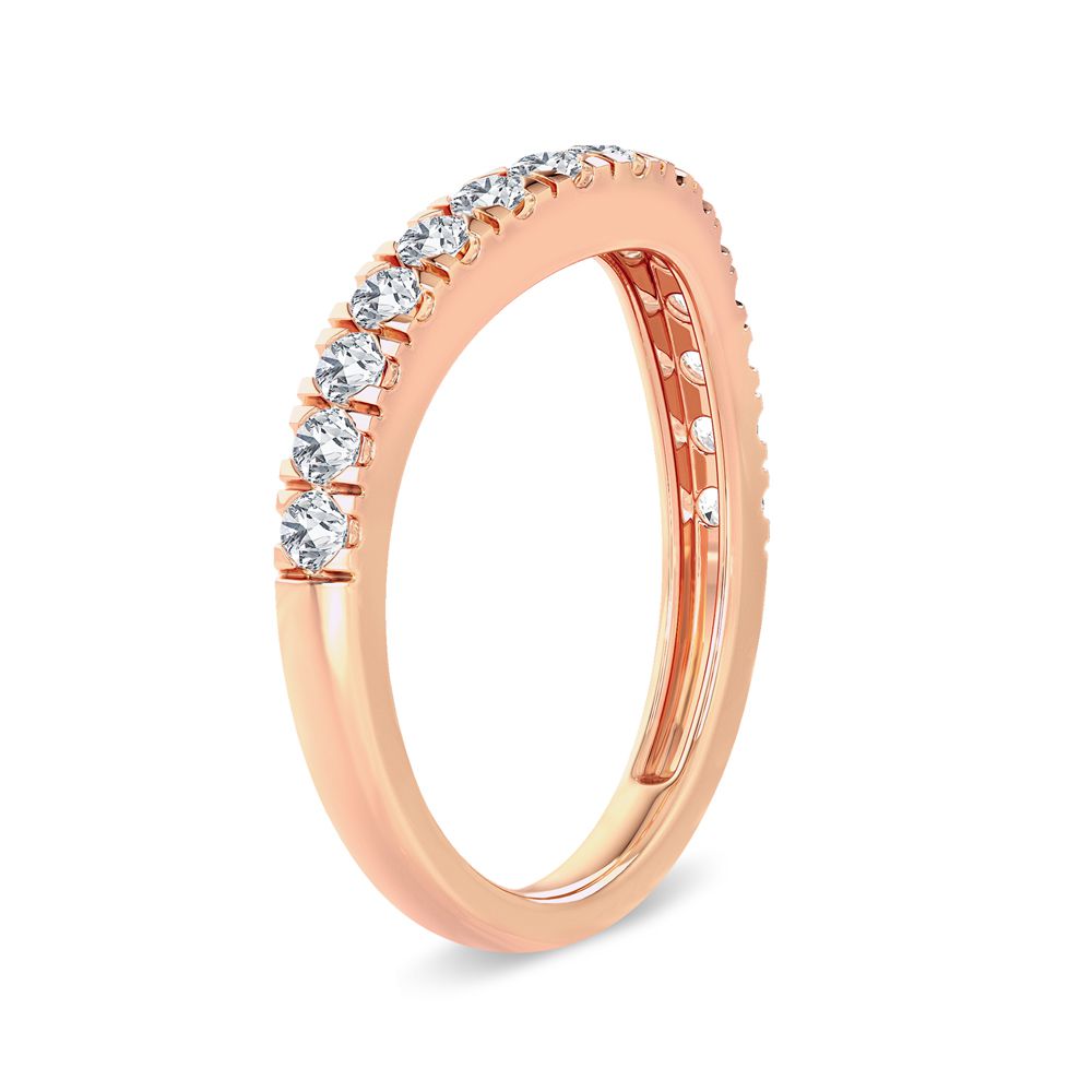 14K Rose Gold 0.50 Diamond Enhancer Band