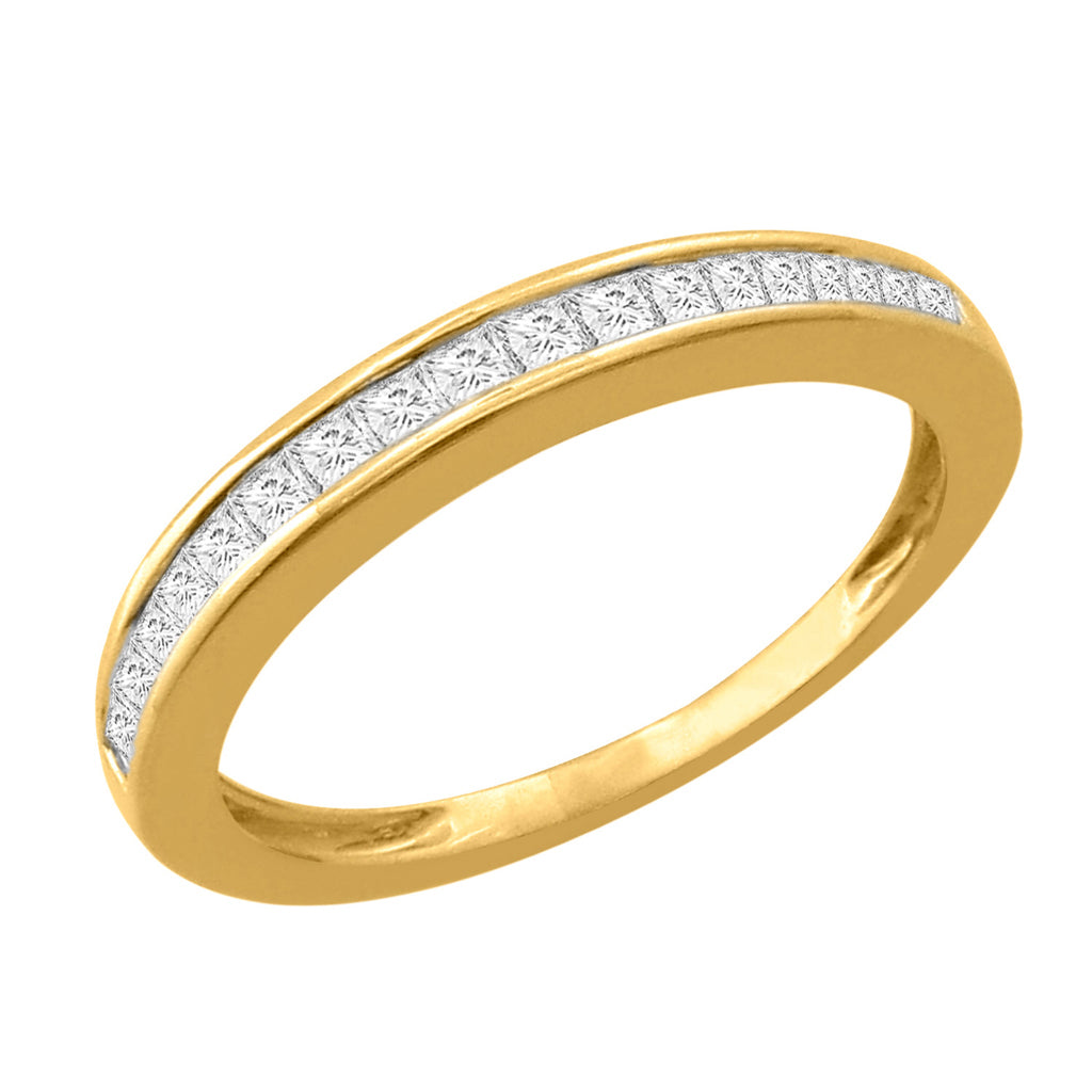 14K Yellow 0.51Ct D-Mens Band