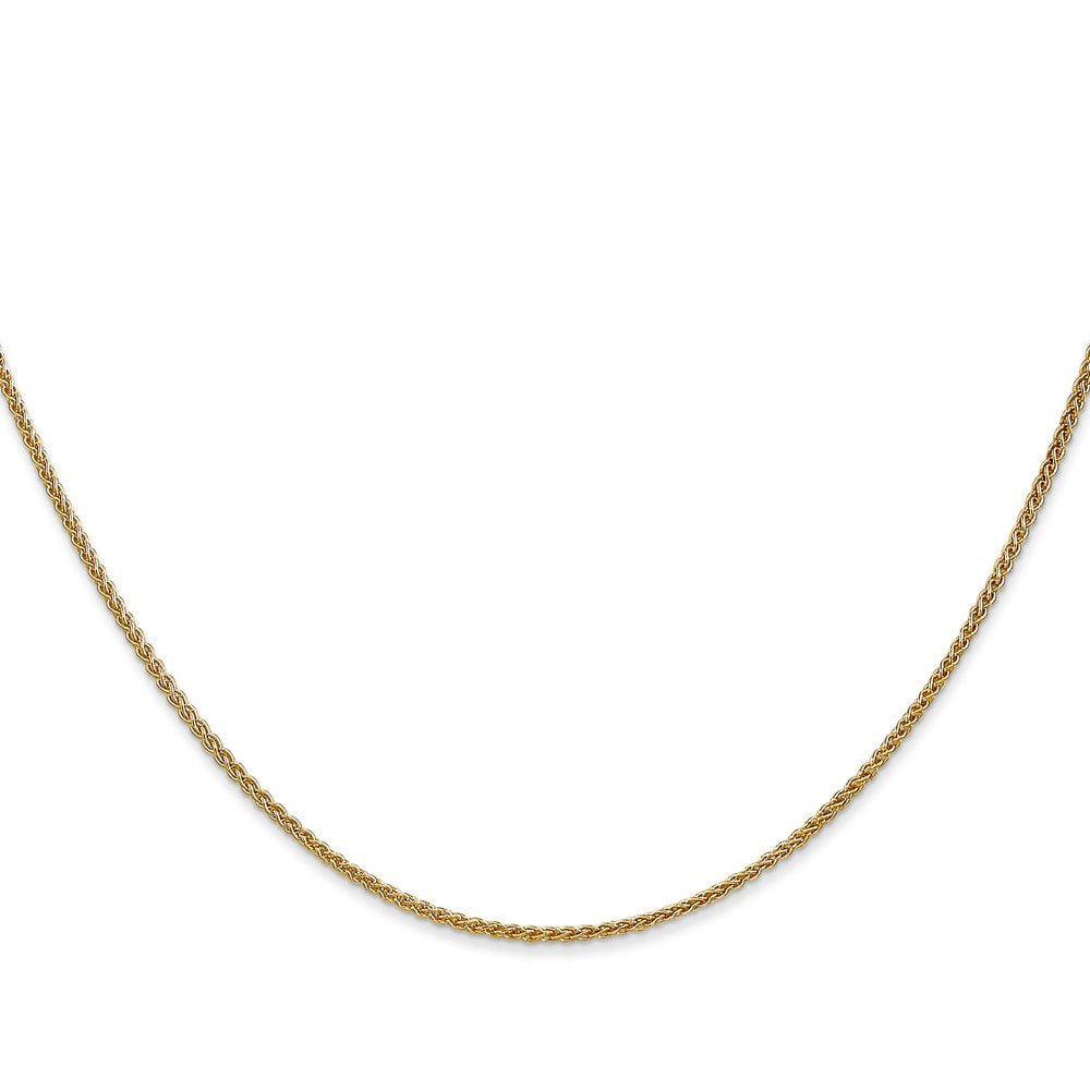 14K 7 Inch 1.25Mm Spiga With Lobster Clasp Bracelet