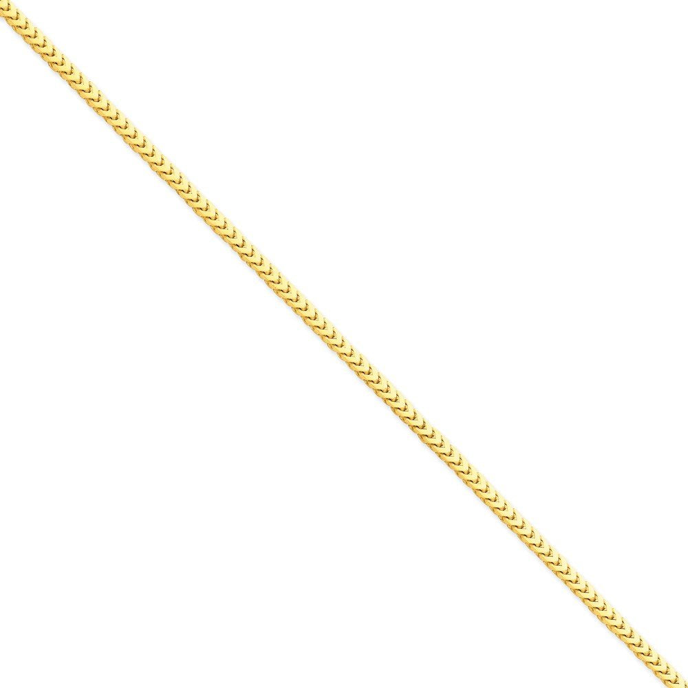 14K 20 Inch 3Mm Franco With Fancy Lobster Clasp Chain