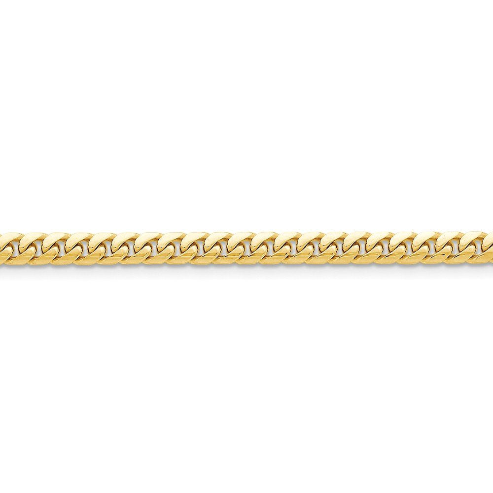14K 8 Inch 5Mm Solid Miami Cuban Link With Lobster Clasp Bracelet