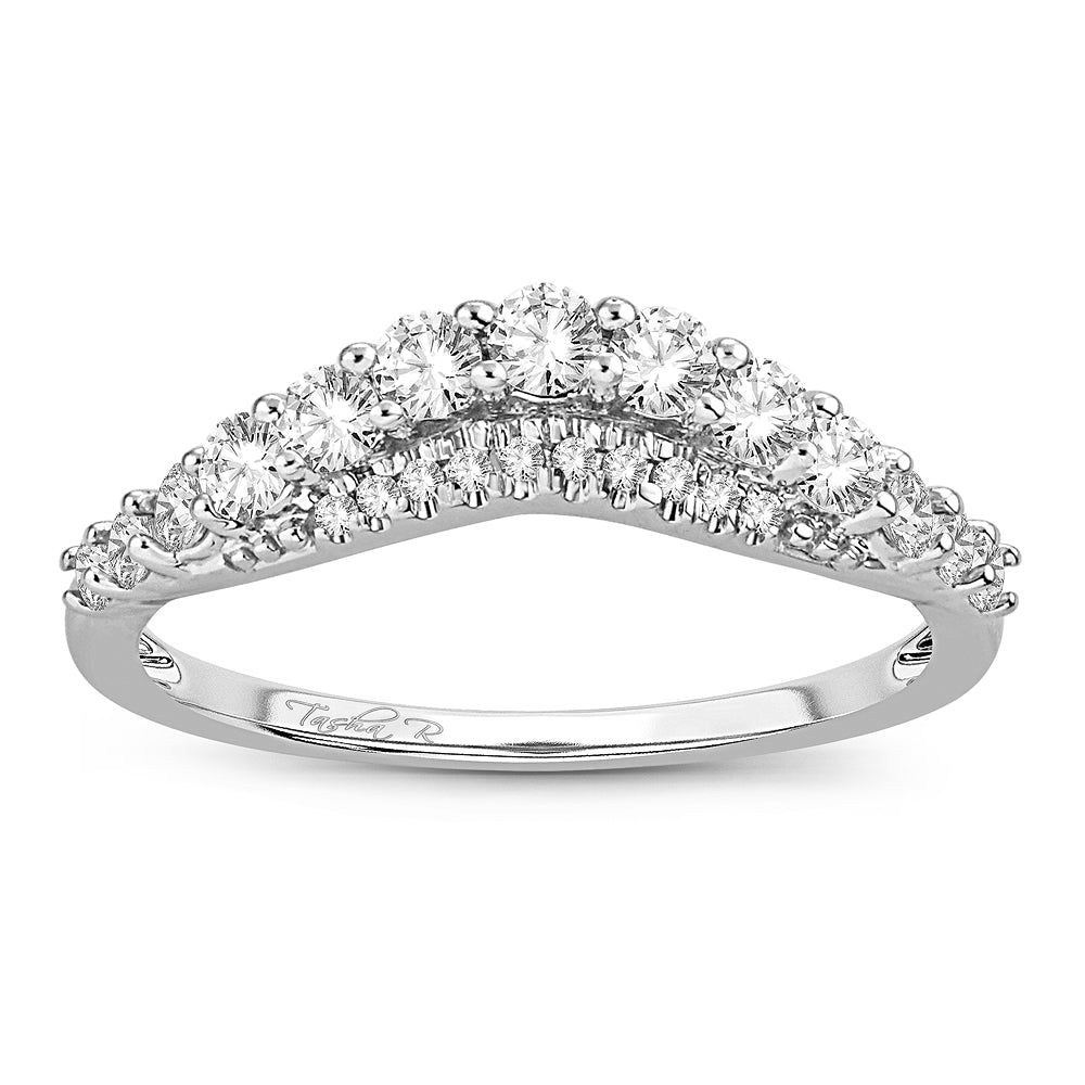 14K White Gold 0.50Ct Diamond Enhancer Band