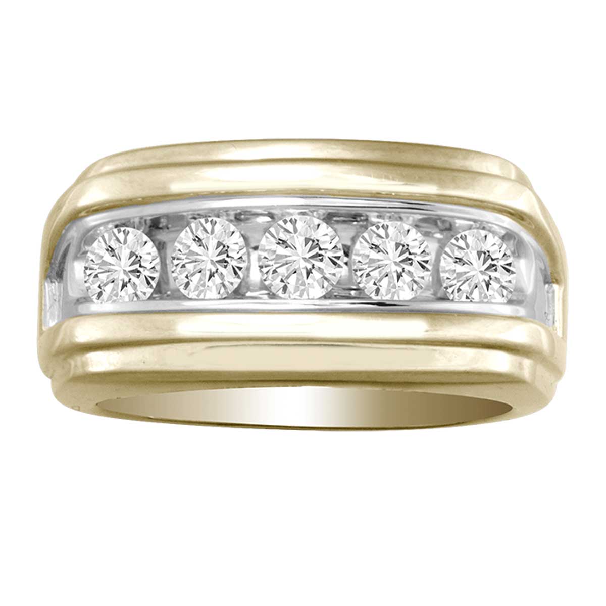 14K Yellow Gold Magnifcnet 1.00Ct Diamond Ring