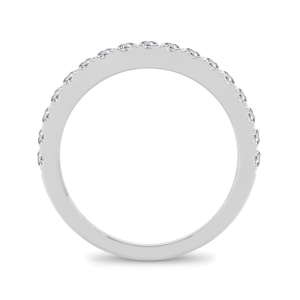 14K White Gold 0.50Ct Diamond Enhancer Band